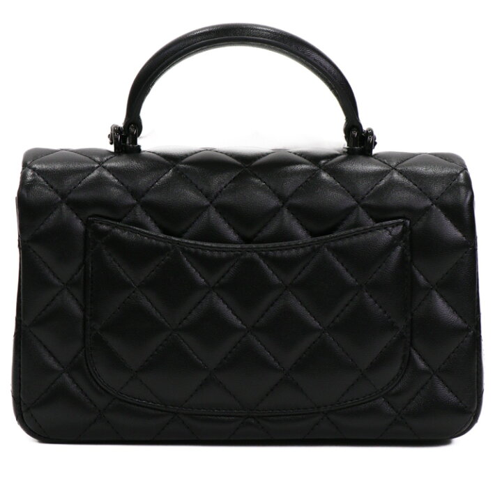 楽天市場】【未使用品】 CHANEL 2024 MATELASSE TOPHANDLE SOBLACK 