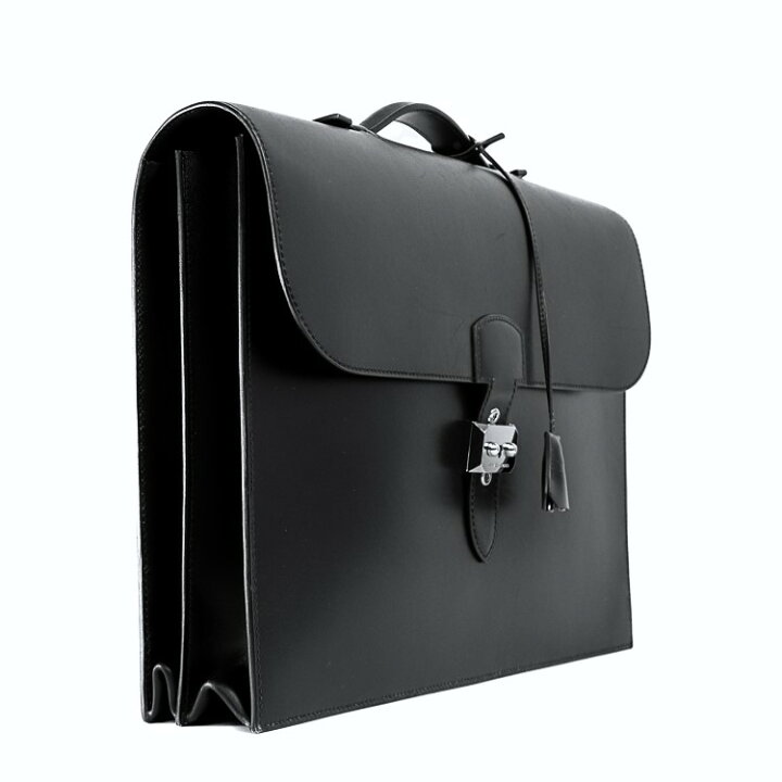 □中古□ エルメス サックアデペッシュ38 ビジネスバッグ ブリーフ  