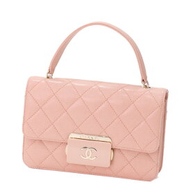 【美品】CHANEL シャネル マトラッセ 24番台 ビューティーロック レディースバッグ チェーンショルダー クロスボディ ショルダーバッグ A93221 シープスキン シャンパンゴールド金具 ピンク 5025730J 【中古】