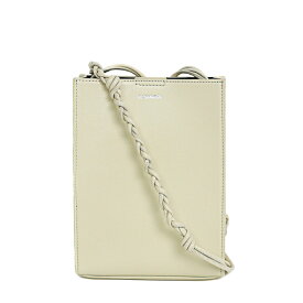 【未使用品】JIL SANDER ジルサンダー TANGLE SMALL タングル スモール ショルダーバッグ J25WG0003 P5713 カーフレザー エッグシェル アイボリー ミニバッグ ポシェット レディースバッグ ブランドバッグ 5054215M【中古】