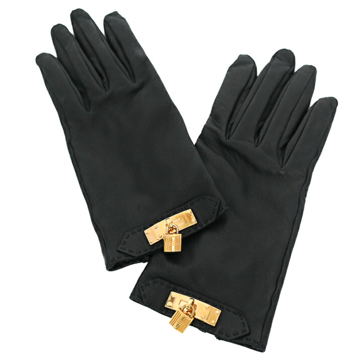 楽天市場】HERMES エルメス ケリー カデナチャーム レザーグローブ  