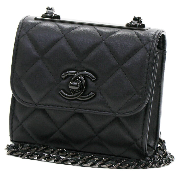 楽天市場】【ほぼ未使用】シャネル CHANEL ソーブラック トレンディCC 