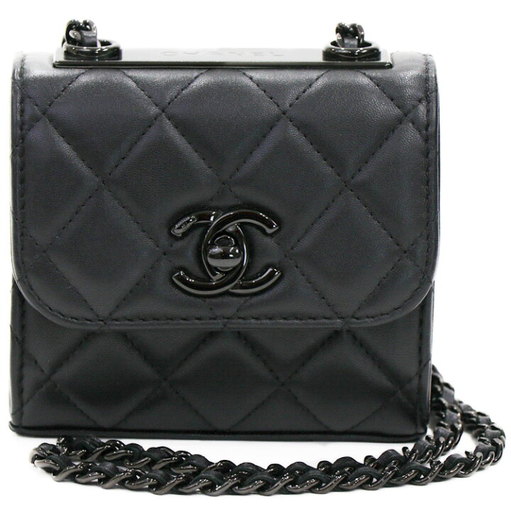 楽天市場】【ほぼ未使用】シャネル CHANEL ソーブラック トレンディCC 