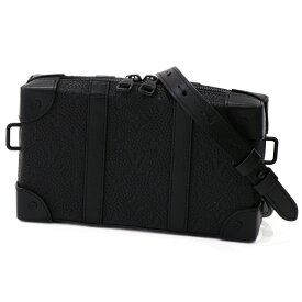 【中古】LOUIS VUITTON ルイヴィトン ソフトトランク ウォレット 男女兼用バッグ クロスボディ 2Way ショルダーバッグ M80224 トリヨン・モノグラム レザー ブラック ブランドバッグ 5080416J