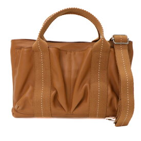 【極美品】HERMES エルメス キャラバン・ホリゾンタルPM 2WAY 男女兼用バッグ ショルダーバッグ クロスボディー ハンドバッグ ヴォーデルマ レンガ 茶系 ブラウン 5087150M 【中古】