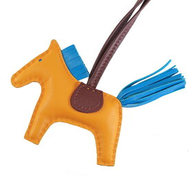【未使用品】HERMES エルメス バッグチャーム ロデオ PM アニョーミロ ジョーヌドール ブルーザンジバル ルージュアッシュ A刻 バッグ用アクセサリー ブランド小物 5s19640MQ【中古】