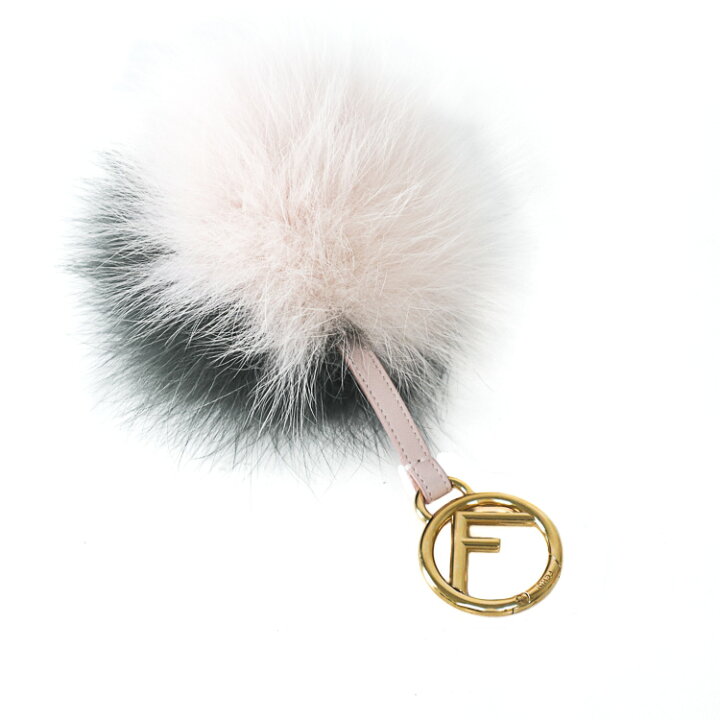 楽天市場】【美品】FENDI ポンポンチャーム キーホルダー 7AR259 