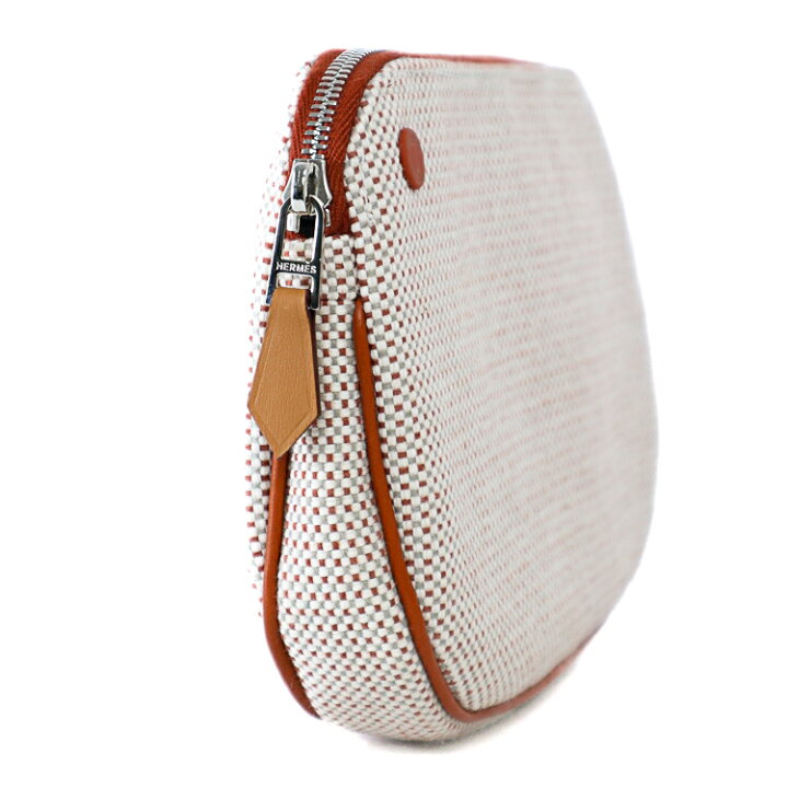 楽天市場】【未使用品】HERMES エルメス エシャペ ポーチ コニャック 