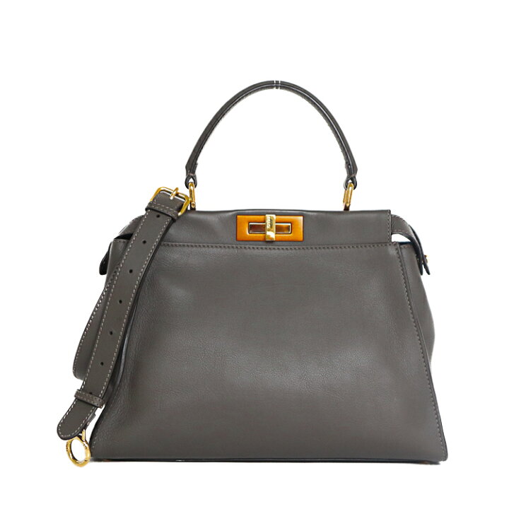 楽天市場】【美品】 FENDI ピーカブー レギュラー ハンドバッグ 2way 