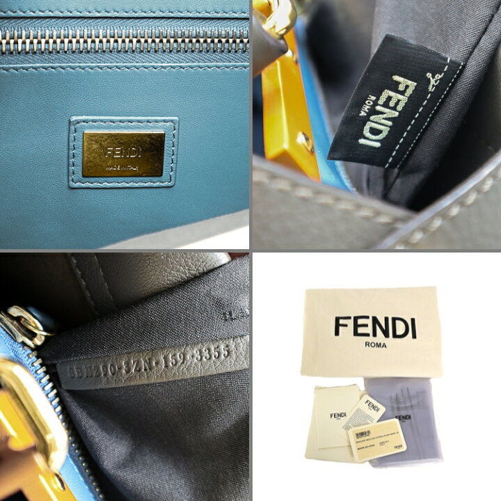 楽天市場】【美品】 FENDI ピーカブー レギュラー ハンドバッグ 2way 