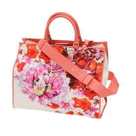 【極美品】BVLGARI セルペンティ レディースバッグ 2WAYバッグ ハンドバッグ ショルダーバッグ キャンバス レザー ピンク ベージュ ブランドバッグ 5275265M