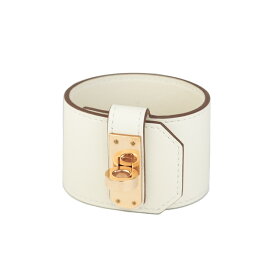 【美品】HERMES ケリーツイスト GM ブレスレット ヴォースイフト ナタ ローズゴールド金具 B刻 T2 ブランドアクセサリー 5276134M【中古】