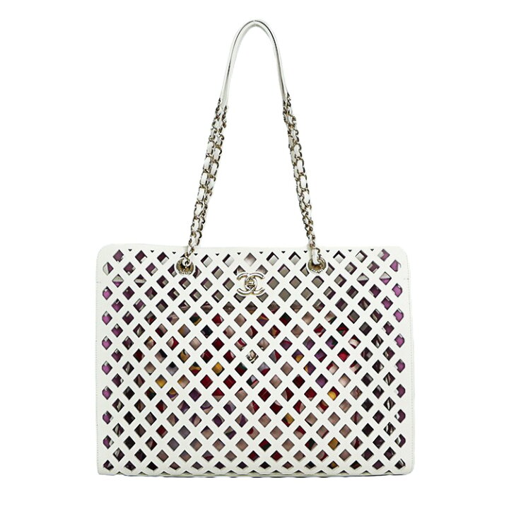 楽天市場】【中古】CHANEL ココマーク ダイヤモンドカット メッシュ 花 