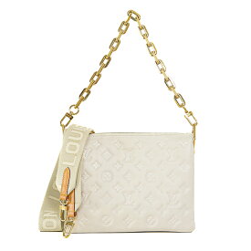【美品】LOUIS VUITTON クッサン PM レディースバッグ ショルダーバッグ M21262 ICチップ ラム レザー クリーム ホワイト ブランドバッグ 5313127J【中古】