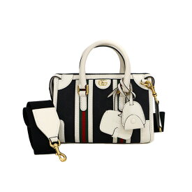 【極美品】GUCCI シェリーライン レディースバッグ 2WAYバッグ ハンドバッグ ショルダーバッグ 715771 GGキャンバス レザー ブラック ブランドバッグ 5313813J
