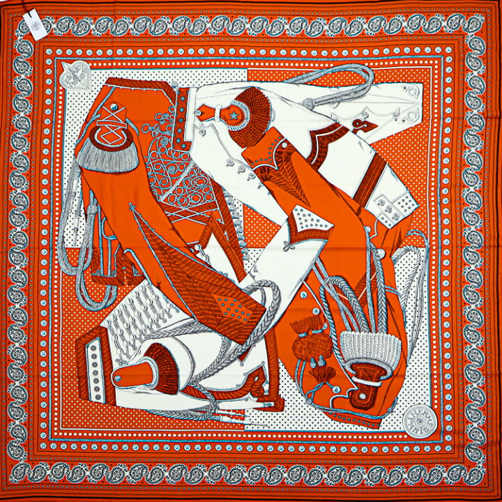 楽天市場】【美品】HERMES カレジェアン カレ140 Zouaves et Dragons 