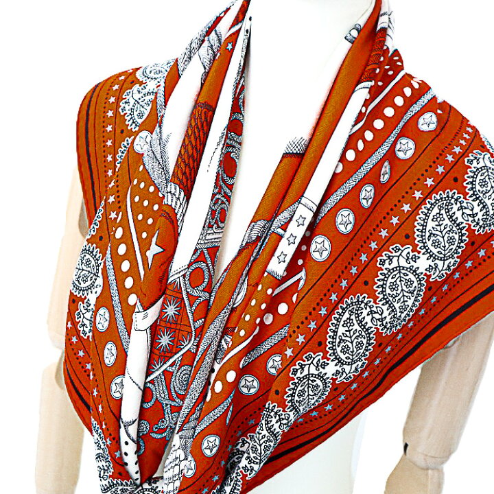 楽天市場】【美品】HERMES カレジェアン カレ140 Zouaves et Dragons 