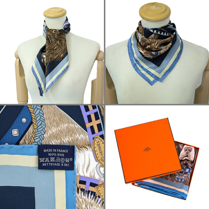 楽天市場】【未使用】HERMES スカーフ カレ 70 ジュール ドゥ 