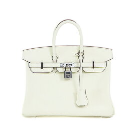 【美品】HERMES バーキン25 ハンドバッグ スイフト マッシュルーム シルバー金具 B刻 ブランドバッグ 5s36219H【中古】