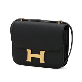 【未使用品】HERMES CONSTANCE mini ヴォーエプソン ブラック ゴールド金具 GHW コンスタンス3 18 レディースバッグ ショルダーバッグ W刻印 2024年 5210020HC4 【中古】