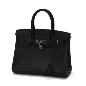 【美品】HERMES バーキン 30 ヴォーエプソン ブラック シルバー金具 PHW レディースバッグ ハンドバッグ □K刻印 2007年 5300723HB5 【中古】
