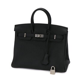 【未使用品】HERMES バーキン 25 トゴ ブラック シルバー金具 PHW レディースバッグ ハンドバッグ U刻印 2022年 5329225HC4 【中古】