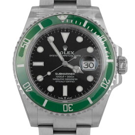 【ほぼ未使用品】ROLEX サブマリーナ デイト メンズ腕時計 126610LV ステンレス セラミック グリーン ブラック文字盤 5332022HG 【中古】