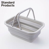 【Standard Products公式】折りたたみソフトバスケット(グレー) | バスケット 折りたたみ ソフト 収納 洗…