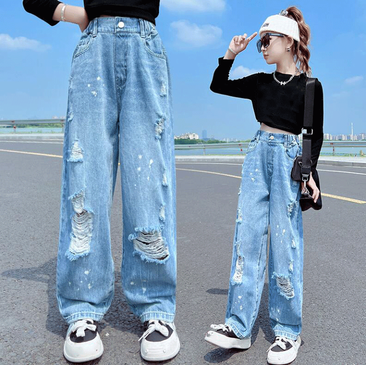 楽天市場】送料無料デニムパンツ キッズ 子供服 キッズ服 ダメージ