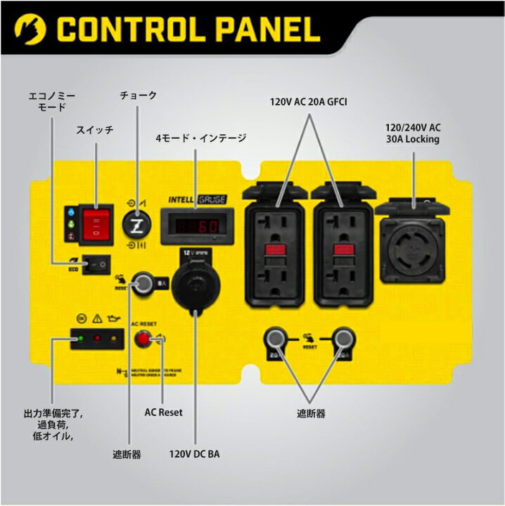 楽天市場】CHAMPION 発電機7000WCPG7800-DF-J （プロパン（LPG 