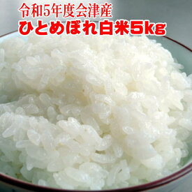 ひとめぼれ 5kg 令和5年産 福島県 会津産 米 送料無料 sふくしまプライド。体感キャンペーン