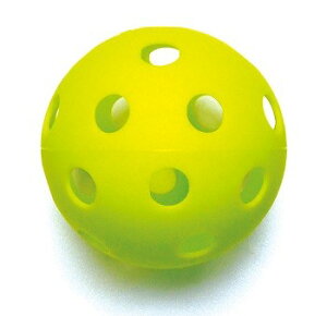 野球 室内練習用ボール 穴あき ソフト 直径72mm 1球