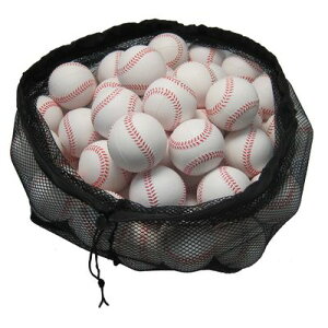 野球 室内練習用ボール トス打撃練習 直径70mm 60球入り 専用バッグ付