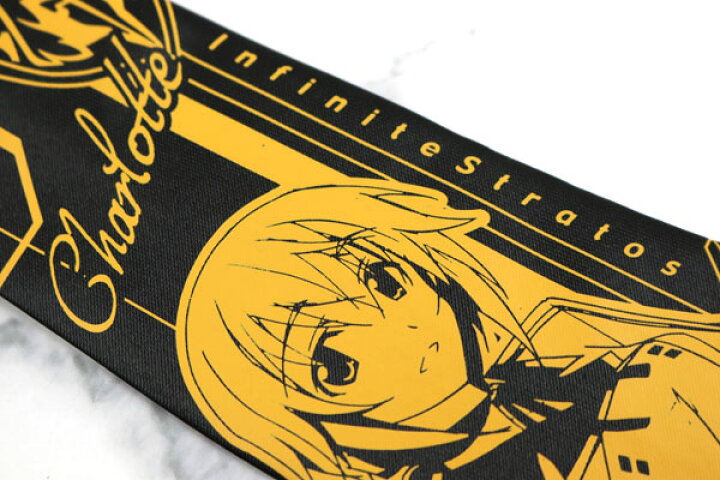 楽天市場 シャーロット Charlotte 目時 グッズ キャラクター柄 ブラック ポリエステル ブランド ネクタイ 送料無料 中古 美品 大特価屋