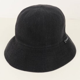 カンゴール バケットハット 無地 イギリス製 ブランド 帽子 黒 メンズ レディース ブラック KANGOL 【中古】