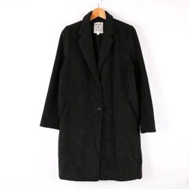ニコアンド チェスターコート ロングコート 無地 アウター レディース 4サイズ グレー niko and... 【中古】