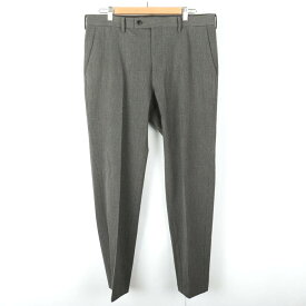 ユニクロ パンツ テーパード スーツ 千鳥柄 入学式 ヒートテック メンズ 85サイズ グレー UNIQLO 【中古】