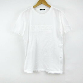 ゲス 半袖Tシャツ トップス カットソー メンズ Mサイズ ホワイト Guess 【中古】