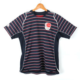 デサント 半袖Tシャツ トップス 日本代表ユニフォーム スポーツウエア メンズ Mサイズ ネイビー DESCENTE 【中古】
