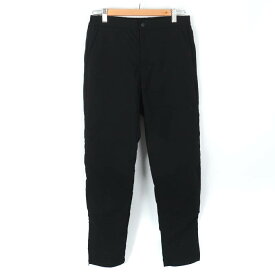 ユニクロ パンツ テーパード　シンプル メンズ Mサイズ ブラック UNIQLO 【中古】