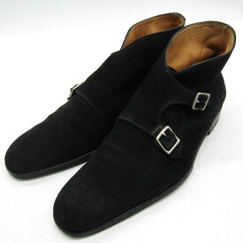 トゥモローランド ブーツ モンクストラップ Hidetaka Fukaya ブランド シューズ 靴 黒 メンズ 42サイズ ブラック TOMORROWLAND 【中古】