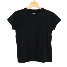 アニエスベー 半袖Tシャツ トップス レディース 2サイズ ブラック agnes b. 【中古】