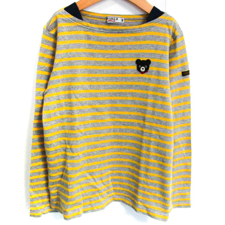 楽天市場】ミキハウス 長袖Tシャツ トップス ボーダー柄 ダブルビー  