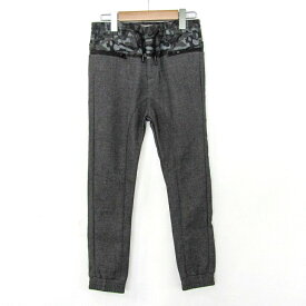 ザラボーイズ ジョガーパンツ ボトムス カモフラ柄 迷彩柄 キッズ 男の子用 9サイズ グレー ZARA BOYS 【中古】