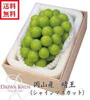 送料無料 お中元 岡山産 晴王 シャインマスカット 約700g 高級 果物 フルーツ ギフト プレゼント 大粒 木箱 御中元 お供え お祝い お見舞い 内祝い 御礼 贈り物 誕生日御祝 結婚内祝