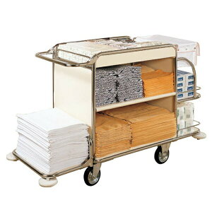 清掃用カート 大容量 コンドル ワゴンT3 メラミン焼付フレーム 山崎産業 C175-000X-MB 大規模ホテル 掃除 清掃 商業施設 ゴミ箱 激安