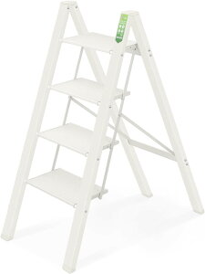 【2000円クーポン配布中〜】RIKADE 脚立 折りたたみ式 アルミ製 軽量ステップスツール 耐荷重150kg 滑り止め付き 安全設計 フォールディングステップ台 2段/3段/4段 室内外両用