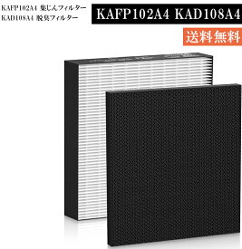 【4/25まで～10％OFFクーポン】 2点セット KAFP102A4 ダイキン 空気清浄機 用 フィルター 集じんフィルター KAD108A4 脱臭フィルター ack70z mck704a mck70y 加湿空気清浄機フィルター mck70yks mck70y 集じんフィルター 加湿空気清浄機 互換品