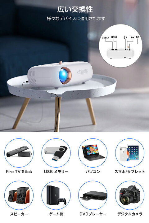 楽天市場】【P10倍！実質15290円】 プロジェクター 小型 スマホ 天井 