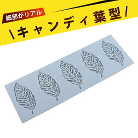 シュガーチョコレート サラダ飾り 料理 DIY型 シリコン 葉型 モールド ッキー キャンディー 翻糖 デコレーション用 ケーキ 飾り 製菓 道具 リアルな葉形デザインで あなたの手作りスイーツや工芸品をアートに変える
